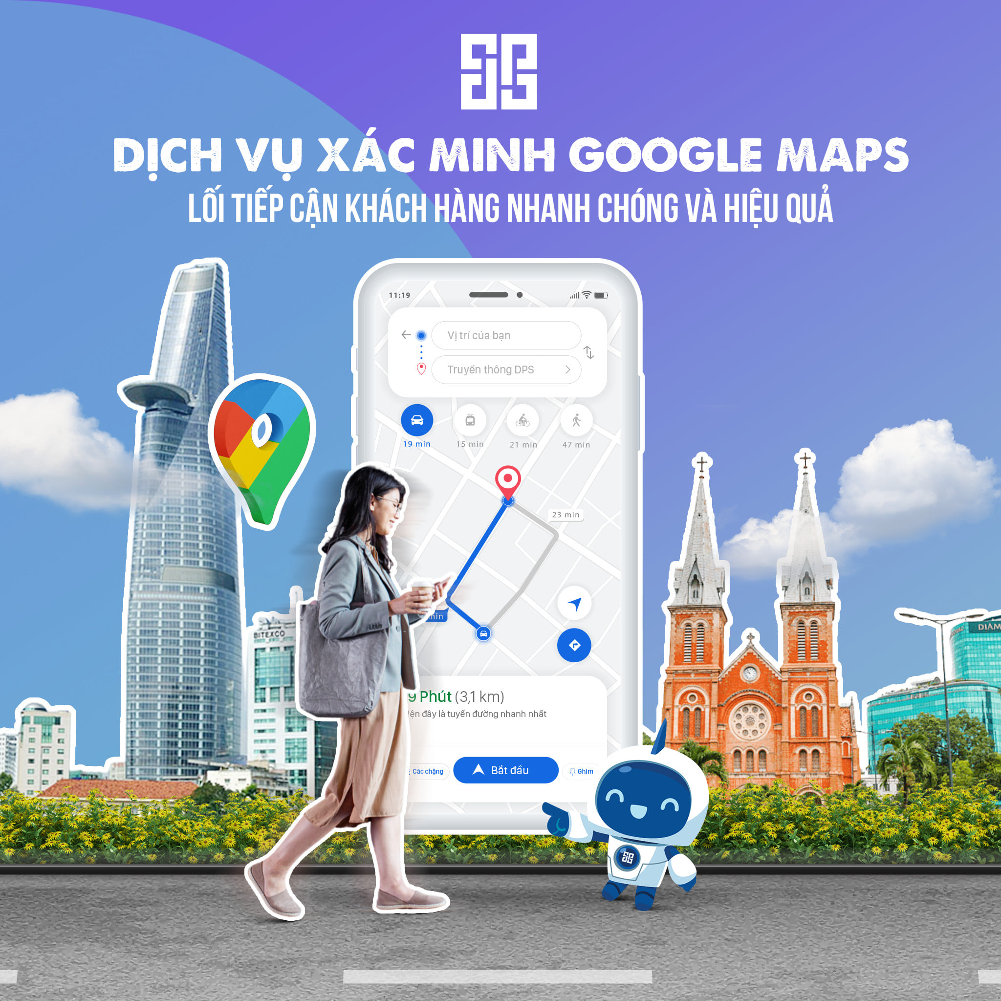 Dịch vụ tạo bản đồ Google Map Tối ưu hóa việc quảng bá doanh nghiệp của bạn