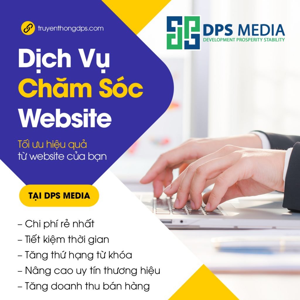 Dịch vụ chăm sóc website