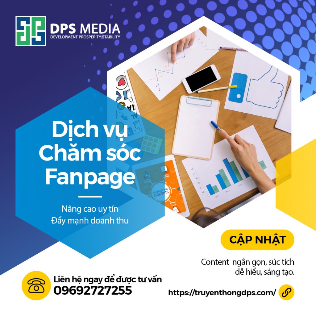 Công ty cung cấp dịch vụ marketing chăm sóc fanpage tổng thể 