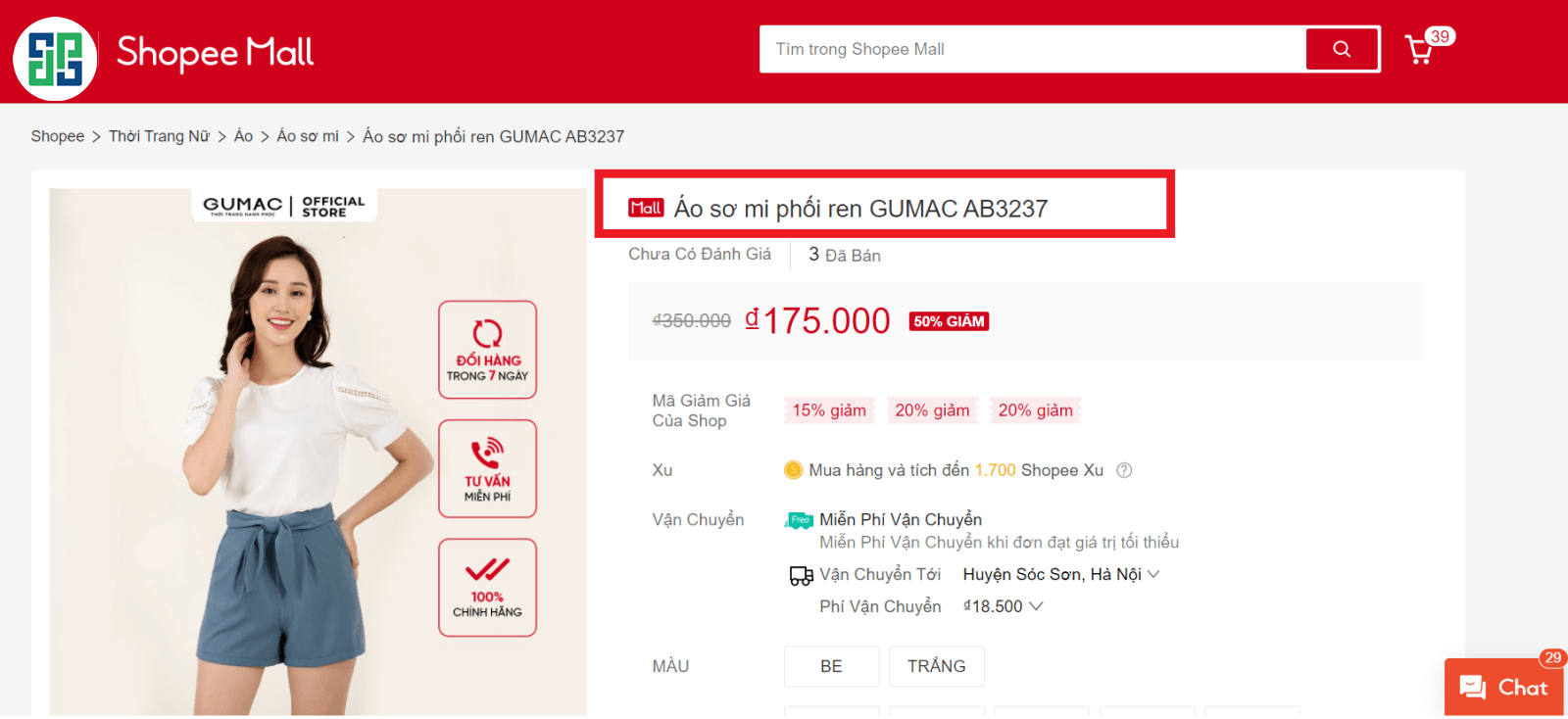 Tiến hành SEO shopee