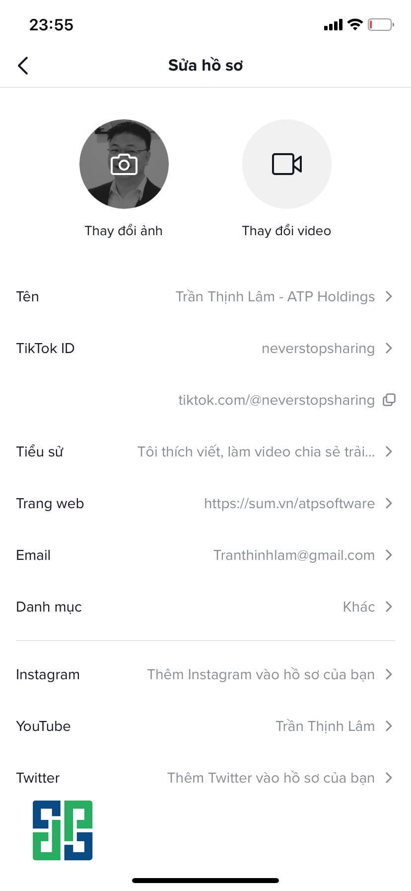 Tối ưu hồ sơ của kênh TikTok cá nhân 