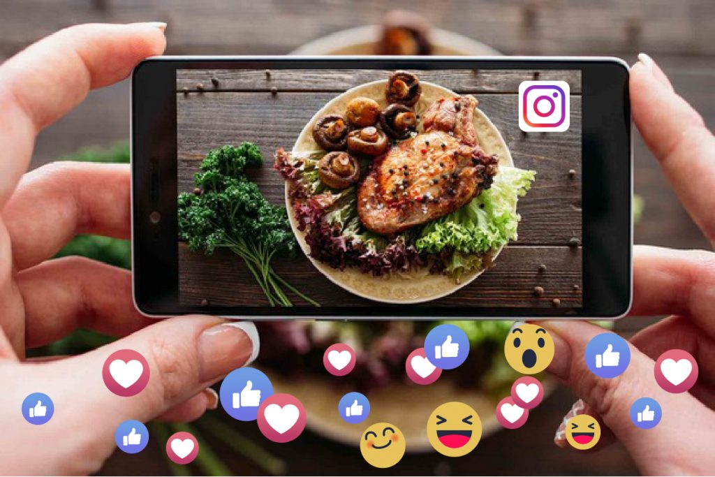 Instagram तस्वीरें भोजन सुंदर