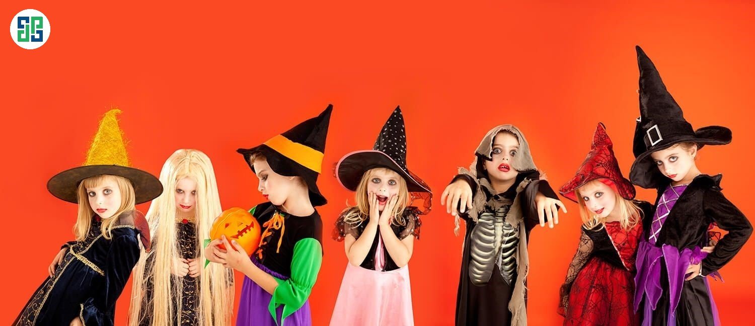 Marketing campaigns, promotions and content Halloween Day 31/10 for creepy Halloween costumes