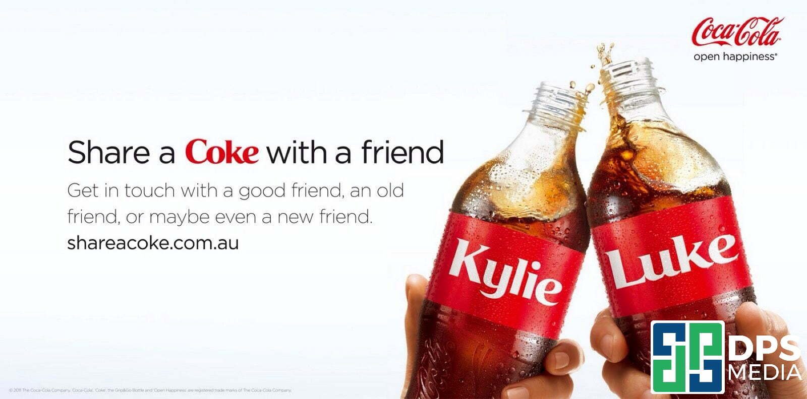 Hình ảnh chương trình marketing chúc mừng của Cocacola vào ngày lễ tạ ơn 