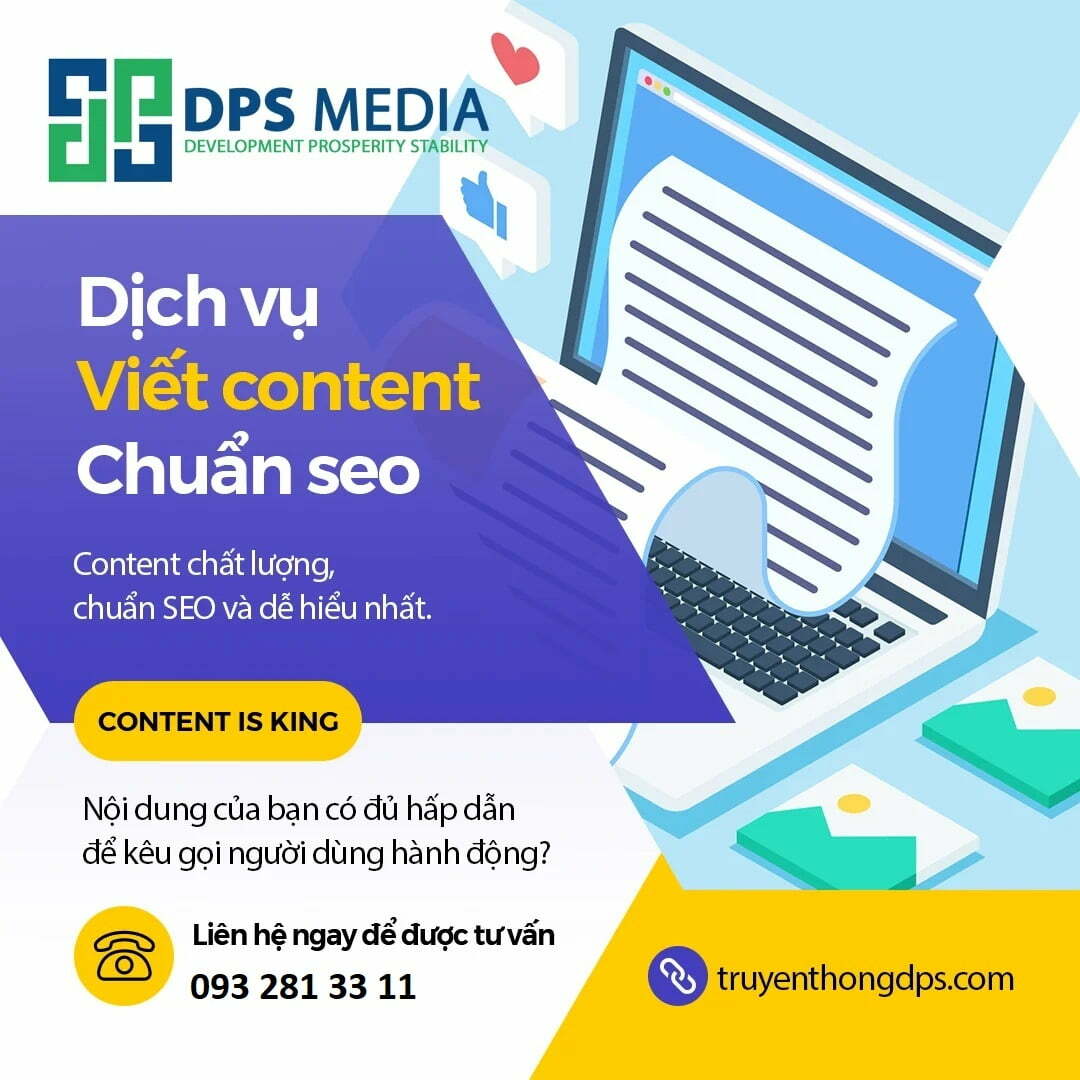 DPS MEDIA - Công ty cung cấp dịch vụ viết Content Marketing chuẩn SEO uy tín