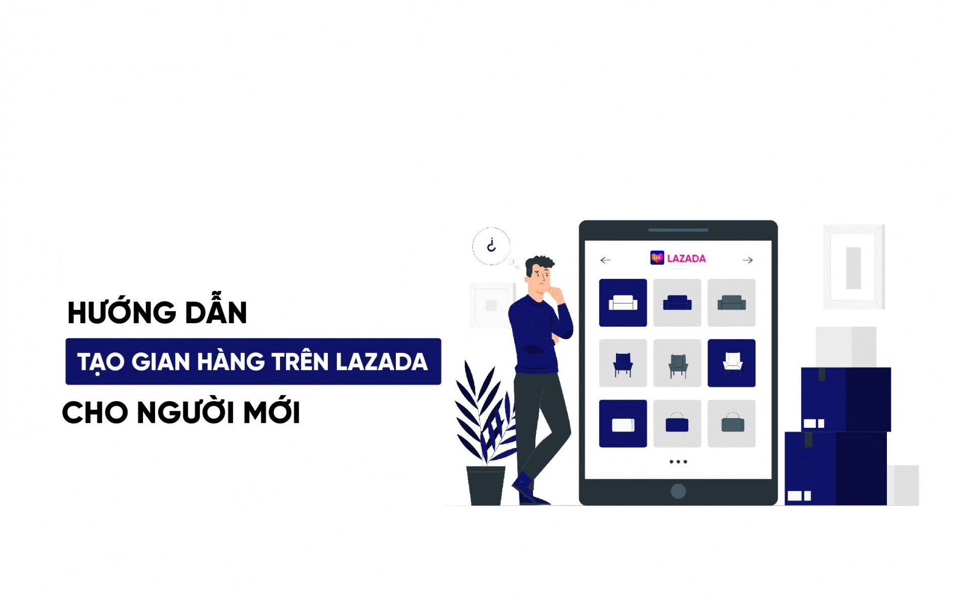 mở gian hàng trên lazada