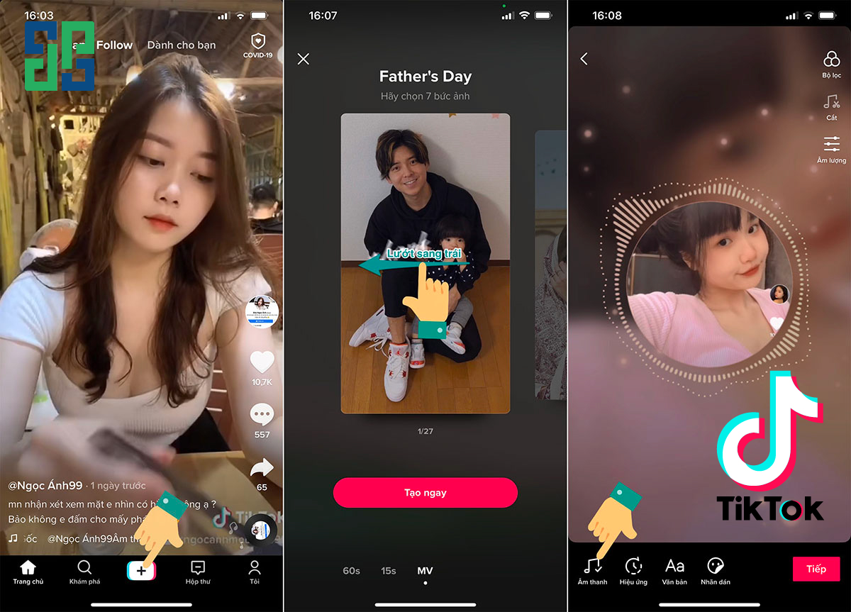 Tạo Video bằng Tiktok với các tính năng chỉnh sửa dễ dàng