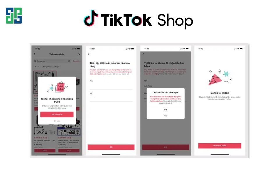 Đăng ký tài khoản nhận hoa hồng TikTok Shop Affiliate