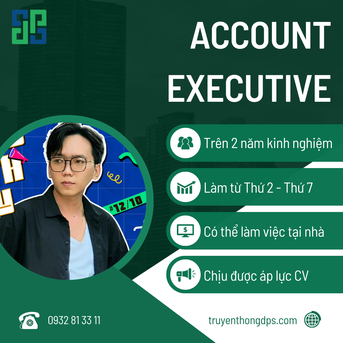 Yêu cầu công việc Account Executive tại DPS