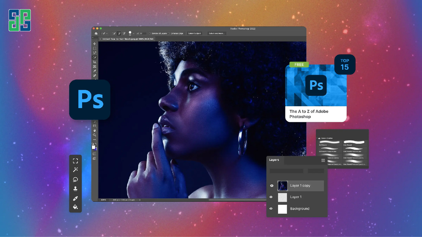 Photoshop đứng đầu trong danh sách các phần mềm thiết kế đồ họa với nhiều tính năng hữu ích