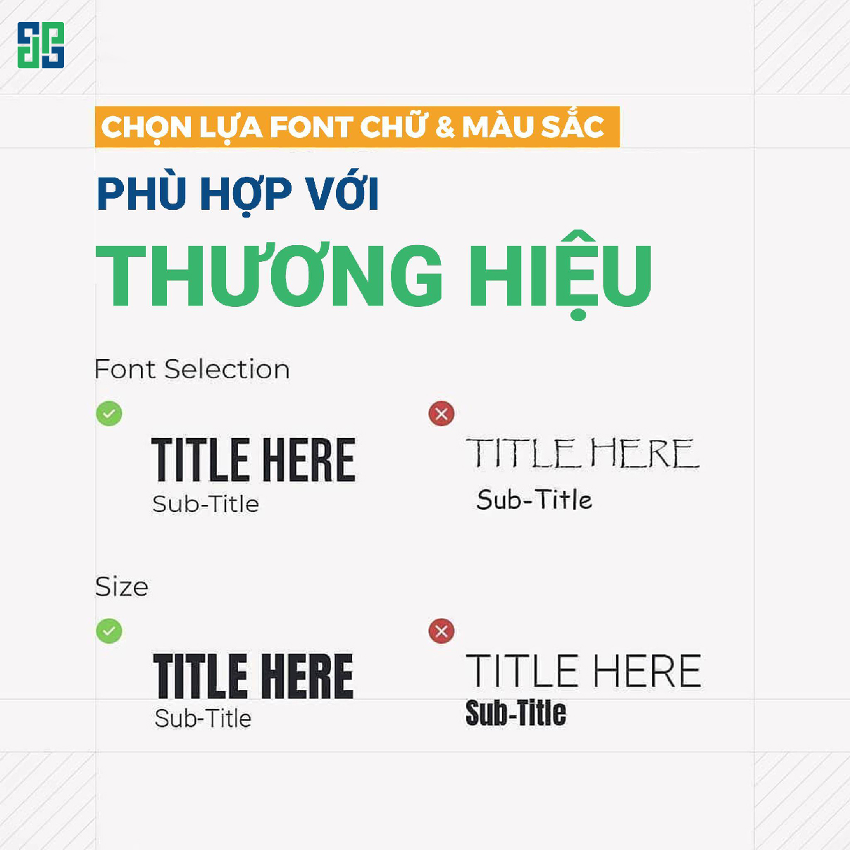 Màu sắc và font chữ là công cụ truyền tải thông điệp và tạo dựng ấn tượng mạnh mẽ với khách hàng