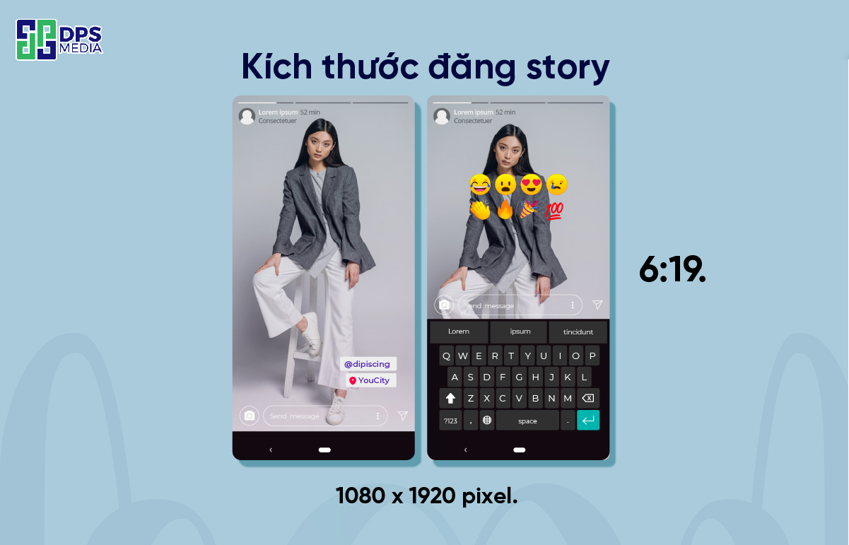 Ảnh story có kích thước dọc