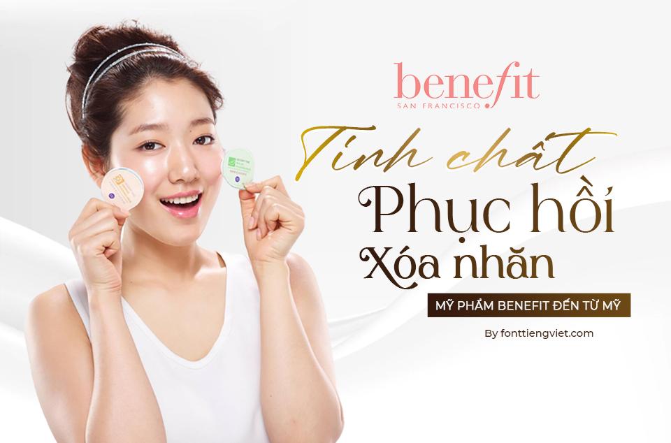 Lựa chọn phông chữ và bố cục phù hợp với thương hiệu mỹ‍ phẩm