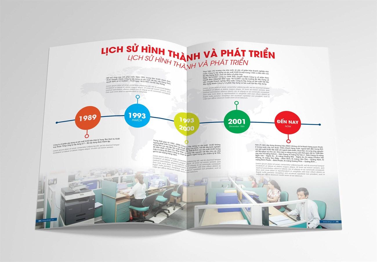 Nghệ thuật trình bày và bố cục trong thiết kế hồ sơ năng lực